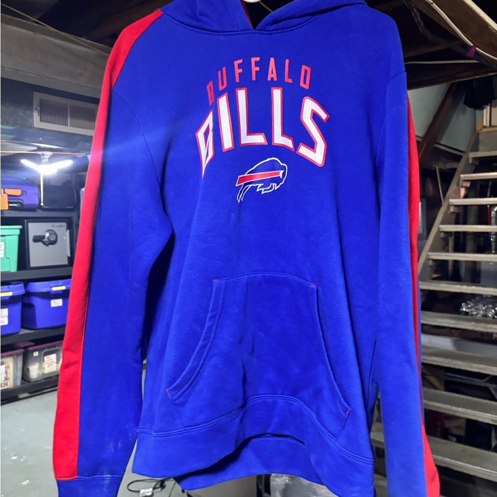 Buffalo Bills Fanatics Red and Blue Hoodie